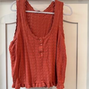 Old Navy Women's Sleeveless Knit Tank - Rust